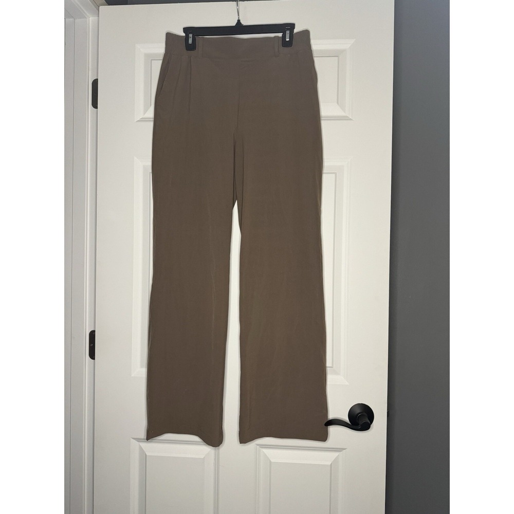 Mono B Large Pull On Trouser Pants Taupe Nwt